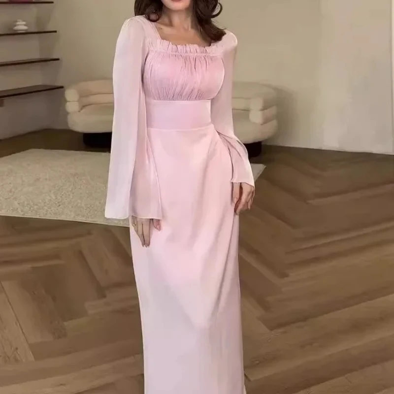 Eid Muslim Women Party Sweet Dress Jalabiya Abaya Ramadan Morocco Dubai Long Robe Abayas Kaftan Islam Vestidos Arab Dresses