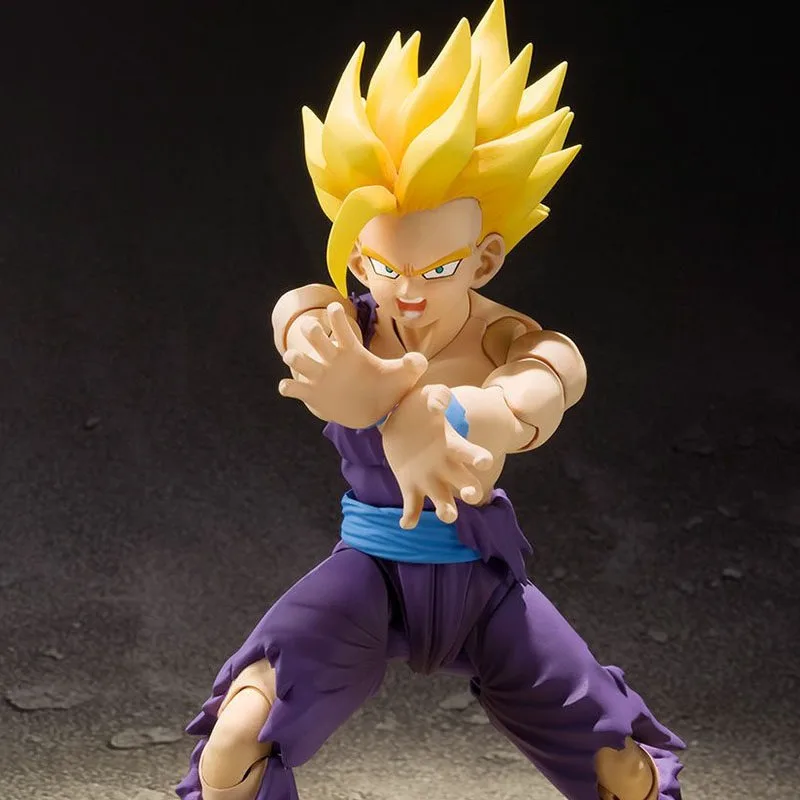 Shf Dragon Ball Son Gohan ssj2 Figure PVC Movable Collection Anime Super Saiyan Gohan Trunks Action Figures Collection Model Toy - view 3