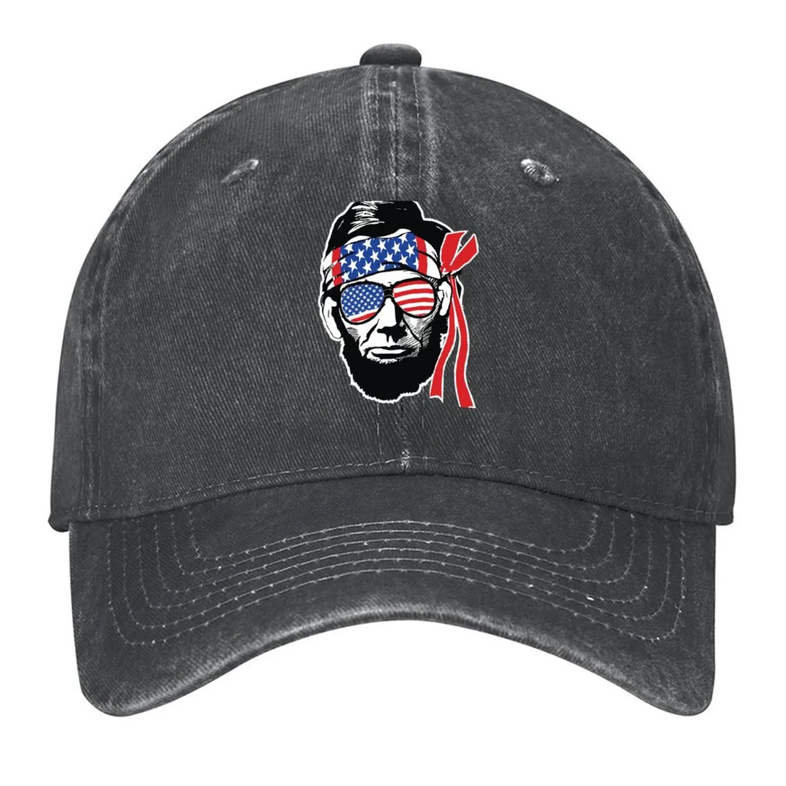 

abraham lincoln american Baseball Cap Trucker Cap Rugby Rave Golf Wear Women's Golf Wear Men's