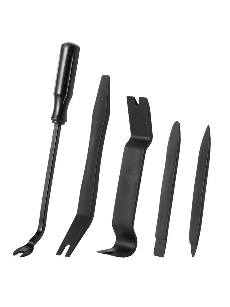 Ensemble d'outils de démontage de décoration de voiture 5 pièces, ensemble d'outils à levier en plastique sans rayures