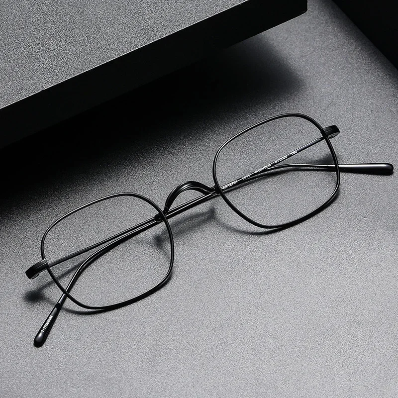 

Japanese Computer Titanium Square Ultra-light Gafas OV1270 Handmade Eyeglasses Myopia Prescription Glasses Frames Men De Oculos