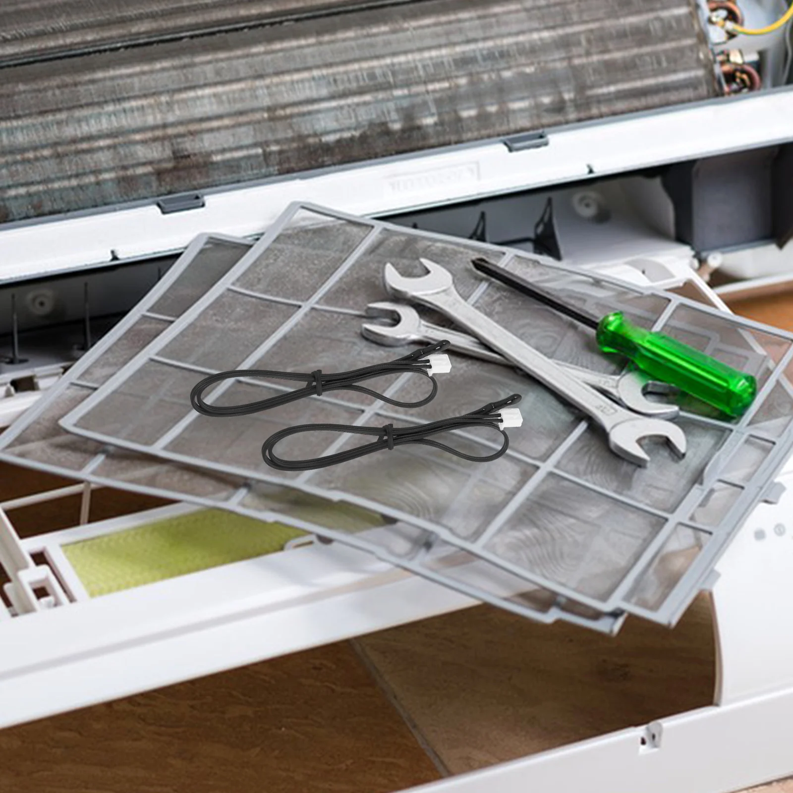 

Stainless Steel Temperature Sensor for AC Units Accurate Thermistor Probe Replacement Durable Temp Control Maintenance Solution