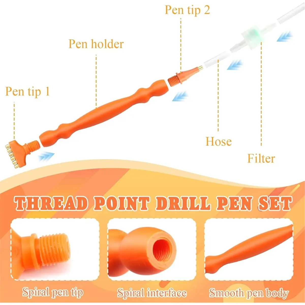STOCK-1 Sets of Vacuum Art Pen Tools Include Art Pens, for Art Supplies Accessories