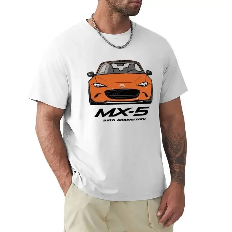 

MX5 Miata 30th Anniversary Orange футболка одежда в стиле хиппи футболки мужская милая одежда черные футболки для мужчин