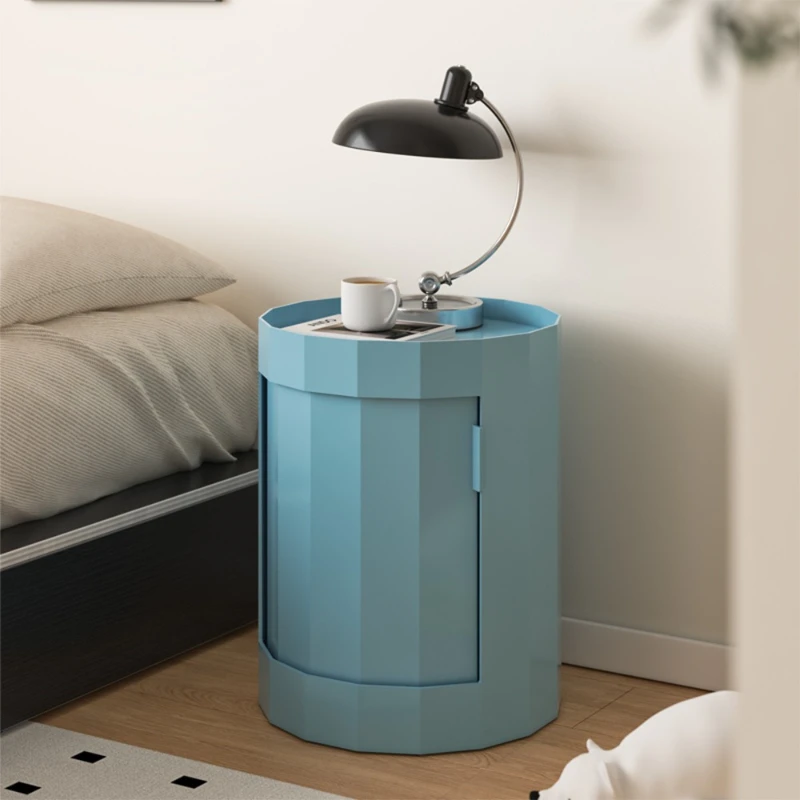 

Functional Locker Storage Cabinet Creative Bedside Table with Pulley Bathroom Cabinet Living Room Sofa Mobile Side Cabinet