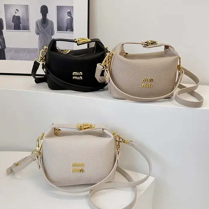 

2025 New Soft Leather Handbag for Women, Luxury Feel Top-Handle Purse with Magnetic Closure, Elegant & Unique Shoulder Bag