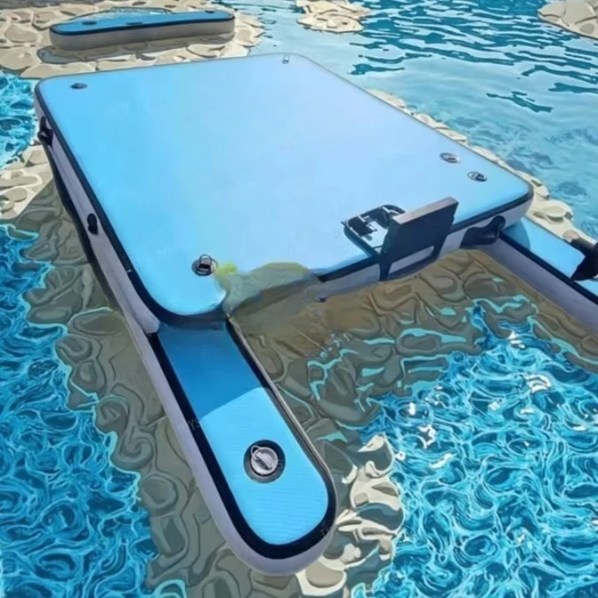 

Factory Direct Vinyl Dock Inflatable Platform Water Floating Mat for Sea Fishing Boat Drop Stitch Design
