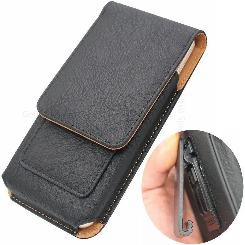 Phone Pouches For Doro 8100 1380 8110 5860 Belt Wallet Flip Leather Case For Doro 7000H 780X 5517 1372 1362 7031 5516 Waist Bag