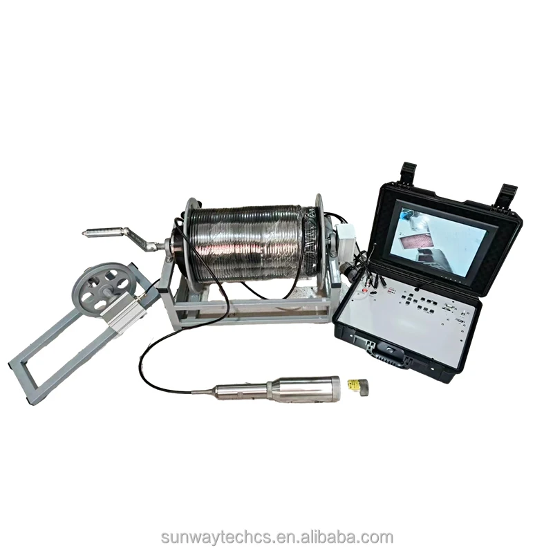 

SWP-700 700m 180 Degree Panoramic Borehole Bore Well Video Borescopes Inspection Tool Water Scanner Auto Imaging Customizable