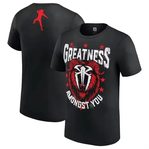 Roman Reigns 남성용 3D 프린트 티셔츠 레슬링 라운드 넥 반팔 복싱 챔피언 체육관 빠른 건조 의류 트레이닝 탑 Best5 Roman Reigns 남성용 3D 프린트 티셔츠 레슬링 라운드 넥 반팔 복싱 챔피언 체육관 빠른 건조 의류 트레이닝 탑 Best5