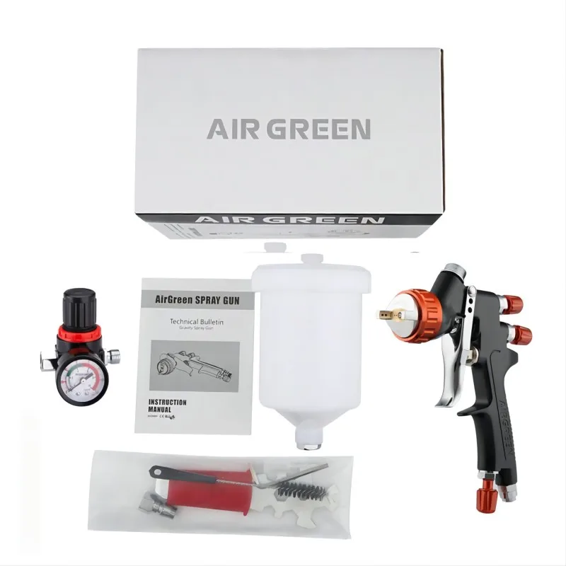 Original AIR GREEN 791 Airbrush Tools Water-soluble Paint Spray Gun HVLP Nozzle Size 1.3mm