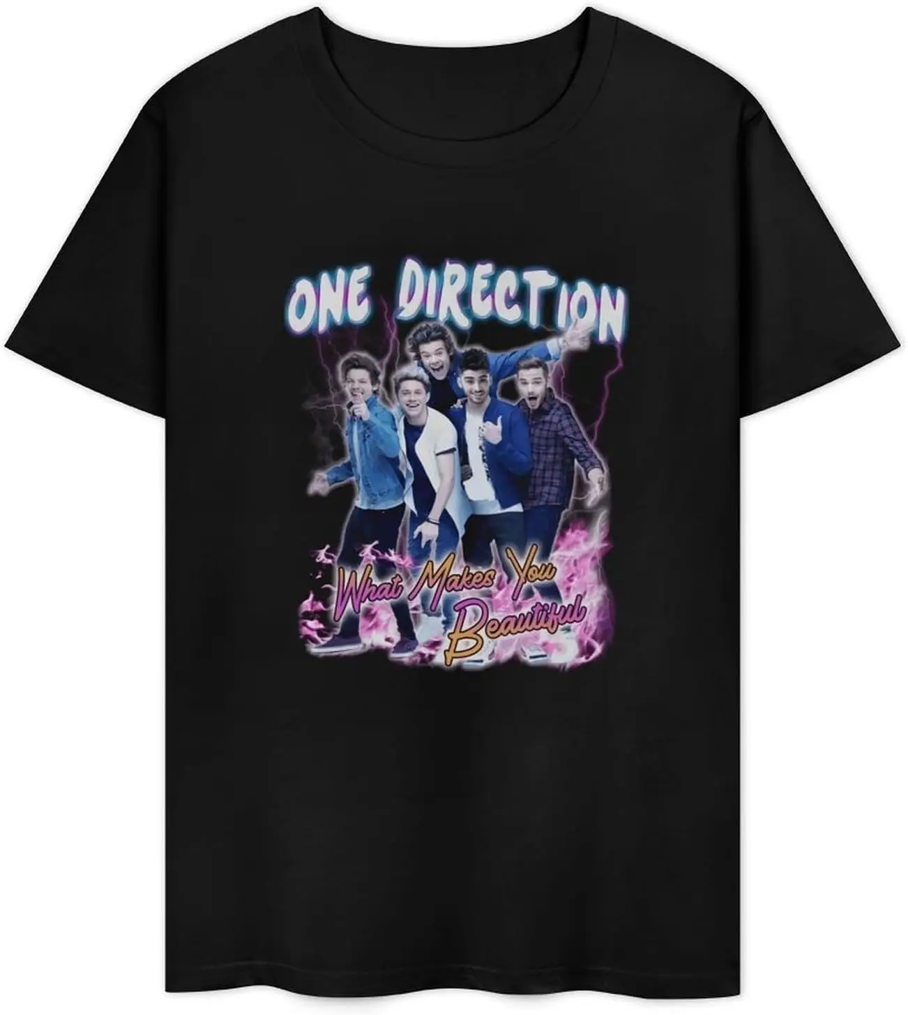 One Music Direction Band T Shirt Man's Casual O-Neck Tee Daily Short Sleeve T-Shirts