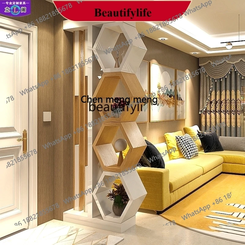 

D178 Nordic living room screen wine cabinet entrance porch partition decorative cabinet modern simple shelf, room cabinet