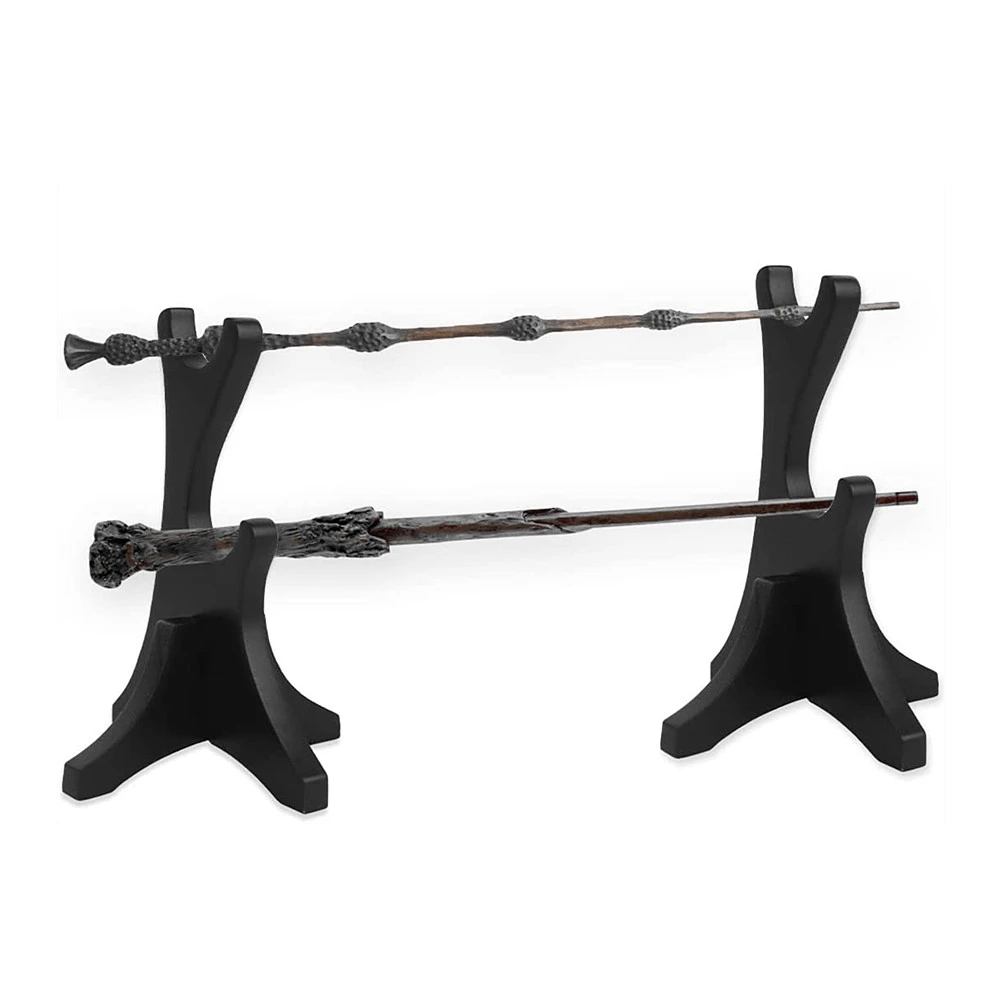 Two Tiers Wand Display Stand,Wizard Wand Display Stand, Holder 2 Tiered Stand Rack for Collection