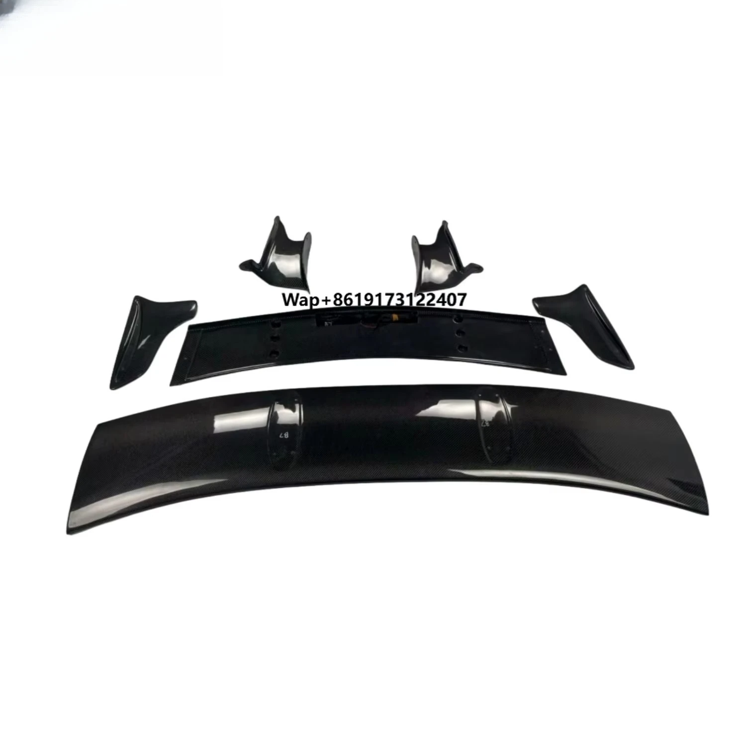 

Perfect Fitment Carbon Fiber Custom Car Kits Roof Spoiler Ffor GTR35 R35 LED Light Spoiler Car Spoilers Car Parts