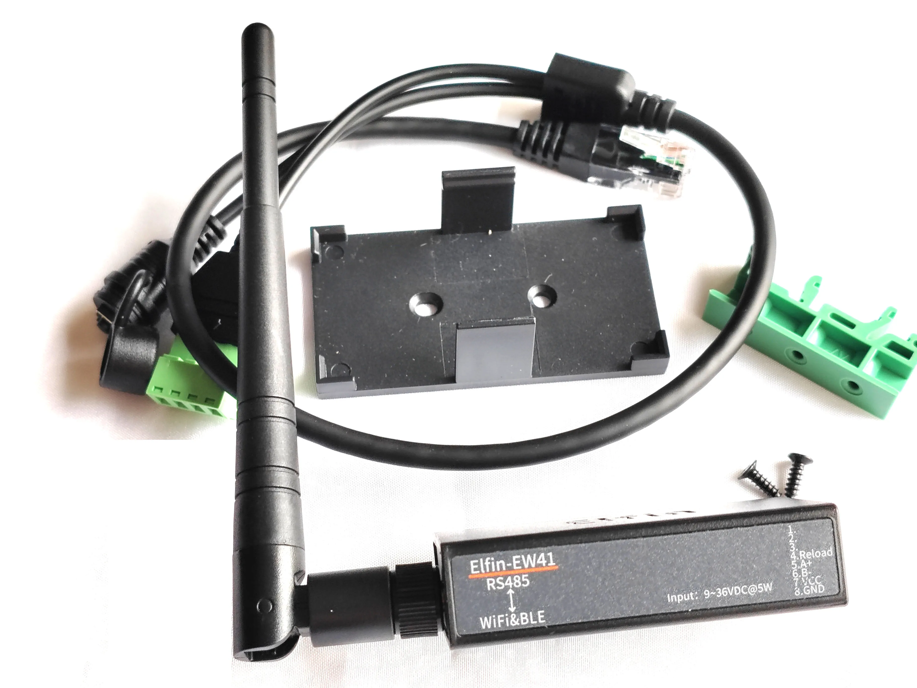 Serial Port RS485 to WiFi Serial Device Server Elfin-EW41 Support TCP/IP Telnet Modbus TCP Protocol IOT Data Transfer Converter