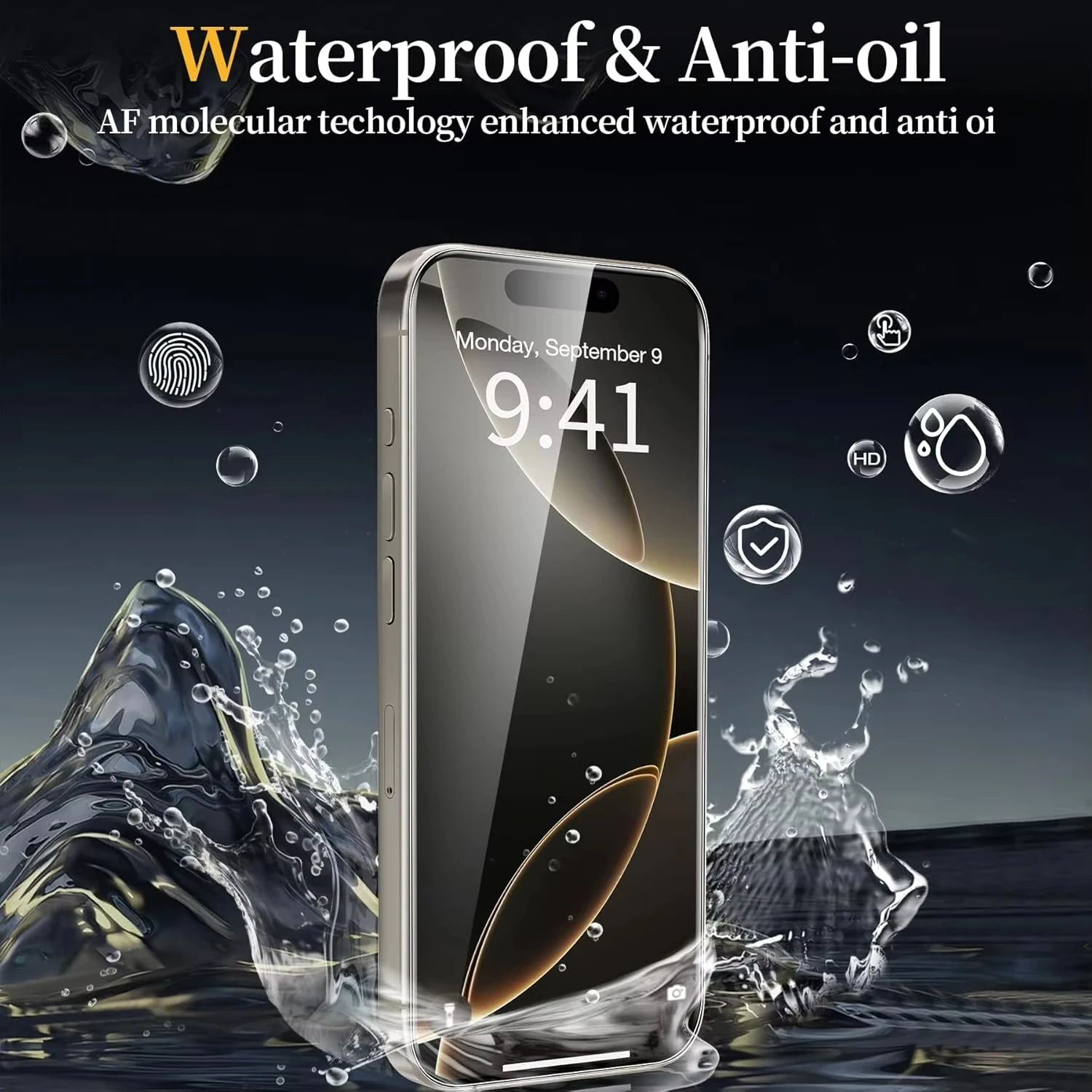 1-5PCS Screen Protector For iPhone 16 17 Pro Max 18 13 11 15 14 Plus 16E 12 Mini XR Xs X 7 8 Air 17pro Protective Tempered Glass view 5