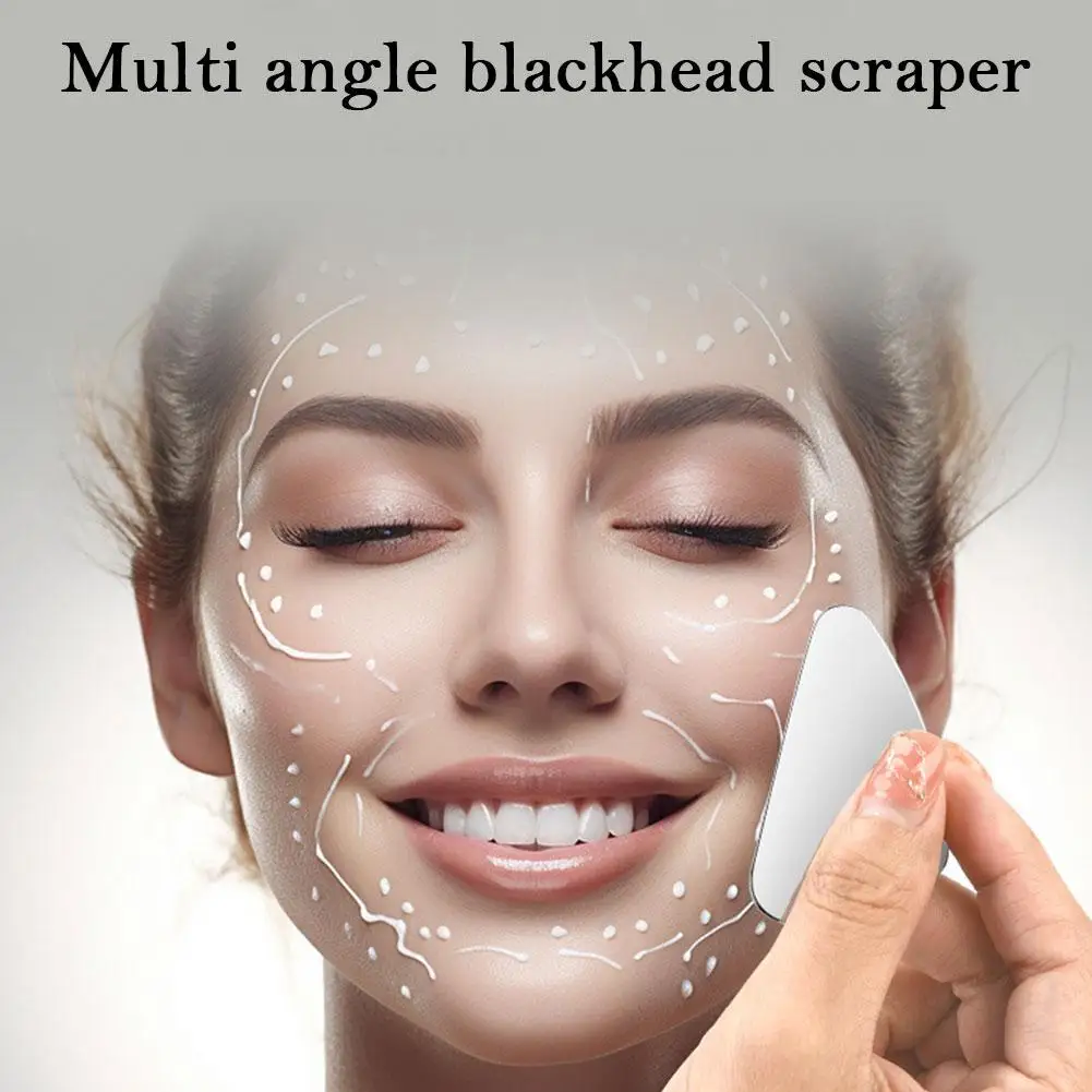 Stainless Steel Gua Sha Scraper Massager For Face Neck Body Massage Tool Facial Skin Care Board Face Massager I2Z9