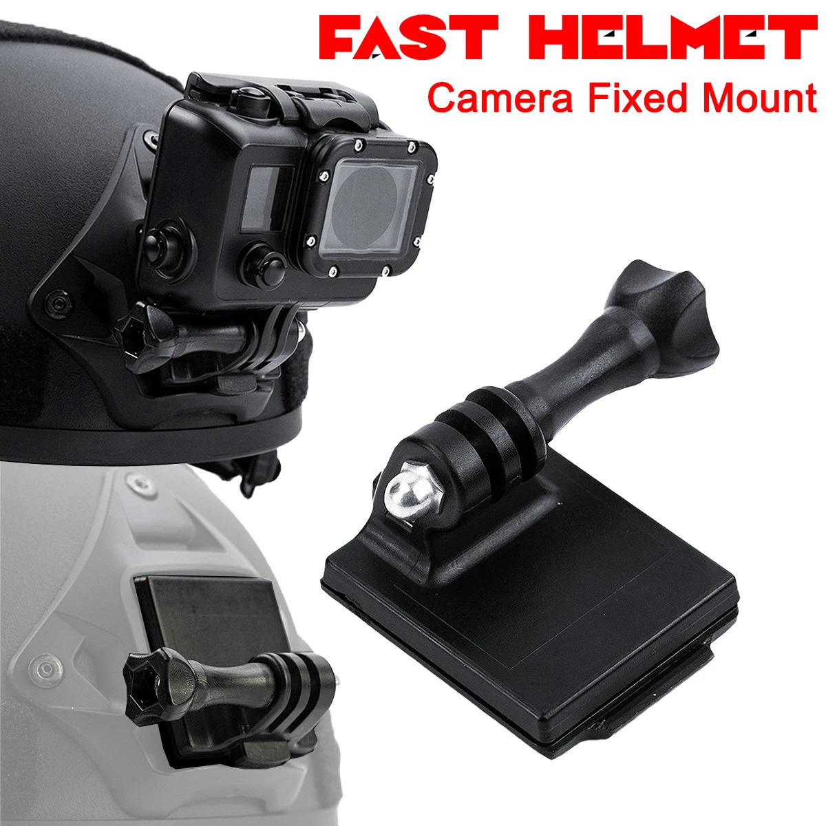 

FAST/MICH/NVG Helmet Accessories Tactical Helmet Base Adapter Fixed Mount For GoPro Hero Action Camera Holder Helmet Accessories