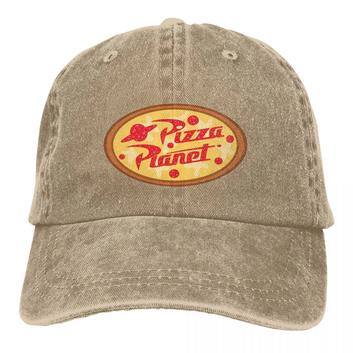 Baseball Caps Pizza Planet Accessories Unisex Style Fashion Distressed Washed Pizza Pie Casquette