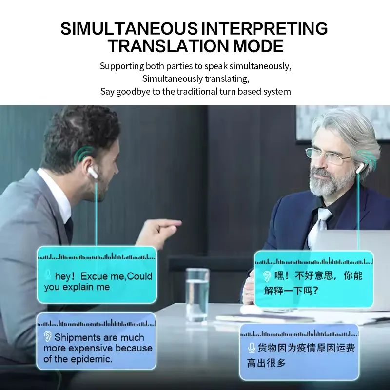 Timekettle WT2 Edge W3 Translator Earbuds: 40 Language Real-Time Translation Fast AI Global professional translation headphones