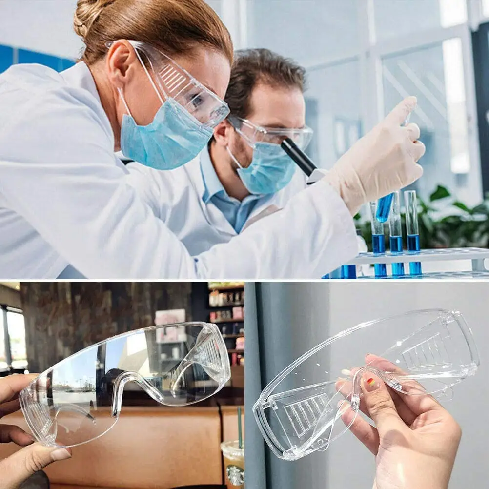 Safety Anti Fog Goggles 3 Pack, Dust/Chemical Splash Proof | ANSI Z87.1 Certified Wrap-Around Eye Protection