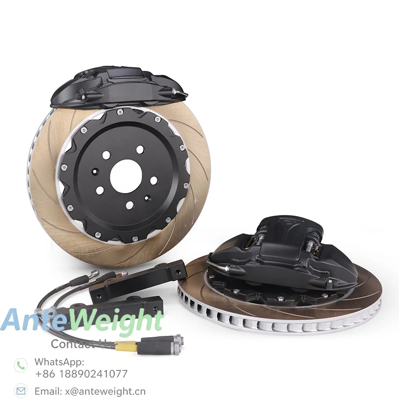 Performance Racing Rear Brake Kit EP4 Brake Calipers with EPB Electro-Mechanical Brake System for Ford Cadillac Chevrolet Dodge