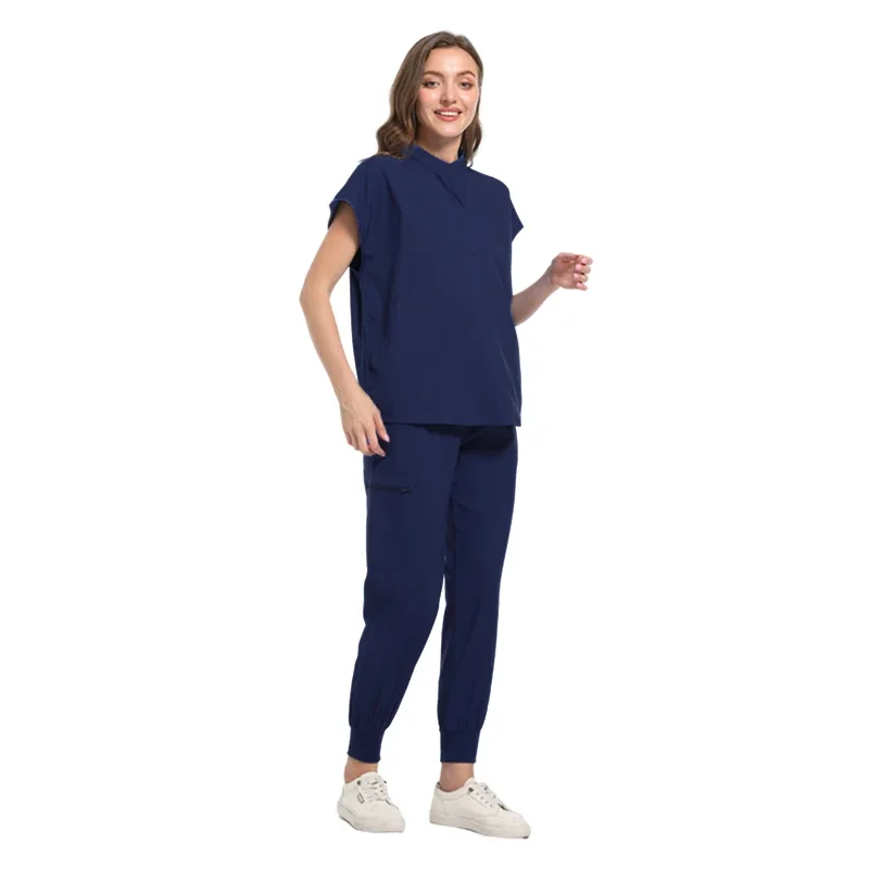 Medische uniformen Vrouwen Scrubs Sets Verpleegkundige Verpleging Werkkleding Schoonheidssalon Spa Werkkleding Chirurgisch pak Lab Ziekenhuis Overall