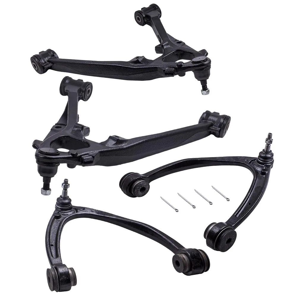 4x Front Upper & Lower Control Arms for GMC Sierra 1500 Yukon XL 1500 2007-2014