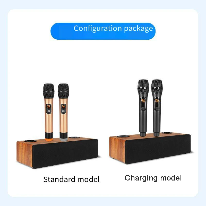 

Микрофон с Bluetooth-колонкой для караоке, беспроводной аудиомикрофон для компьютера, домашний KTV-комплект