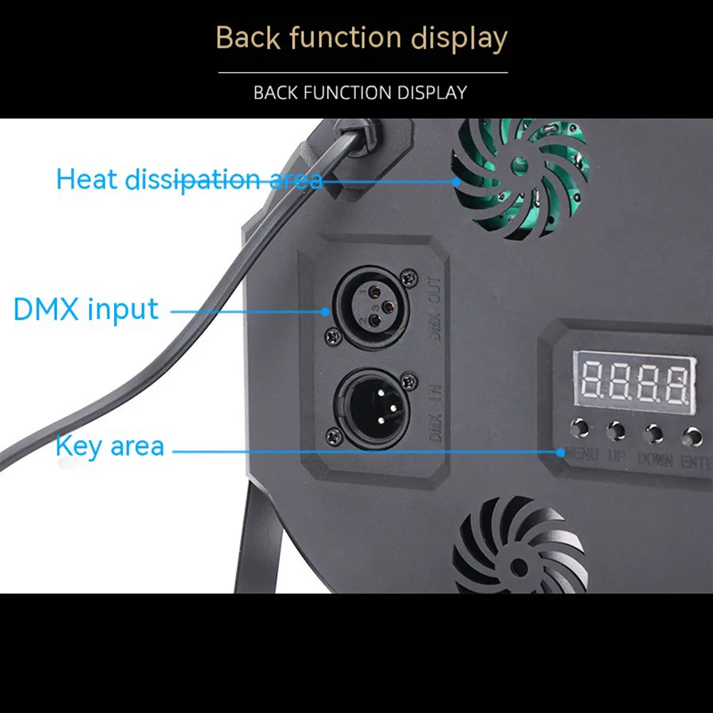 Nuove luci da palcoscenico a LED colorate professionali con staffe lampade per proiettori ad alta luminosità forniture per feste per feste a casa KTV Bar