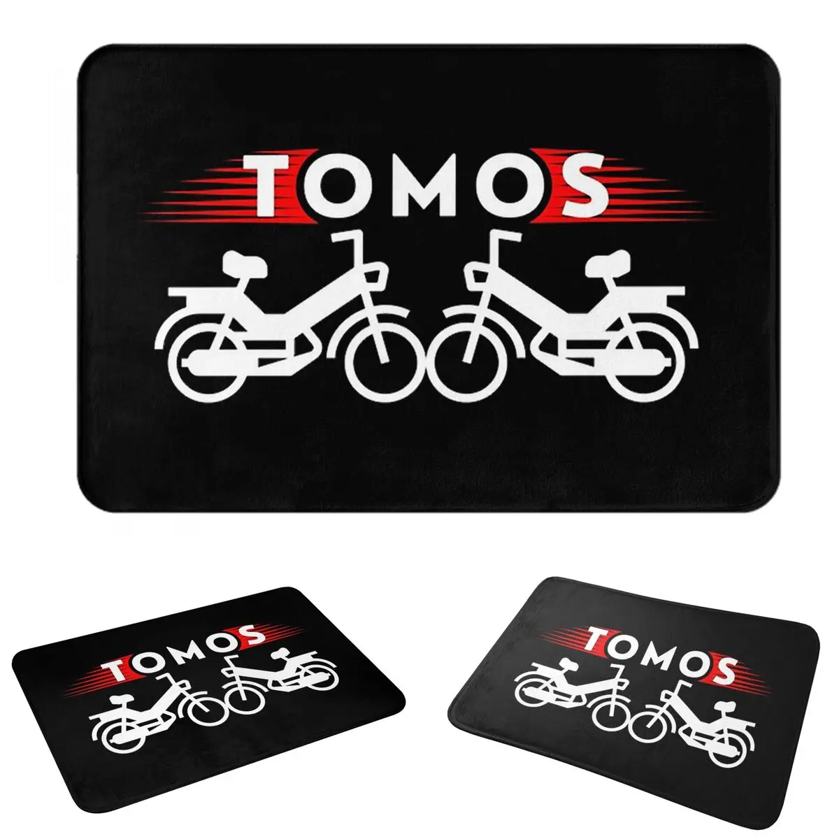 Tomos Moped Doormat Cushion Carpet Rug Kitchen Entrance Home Floor Mat for Balcony Footpad Mats