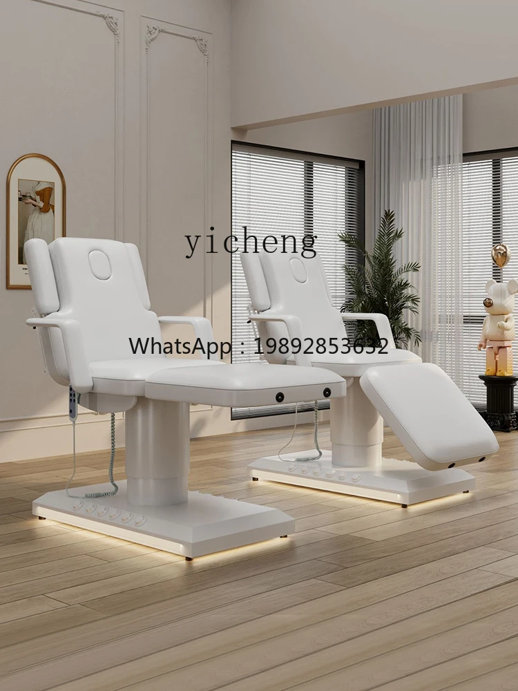YY Electric Adjustable Eyelash Tattoo Bed High-End Beauty Bed for Beauty Salon Use