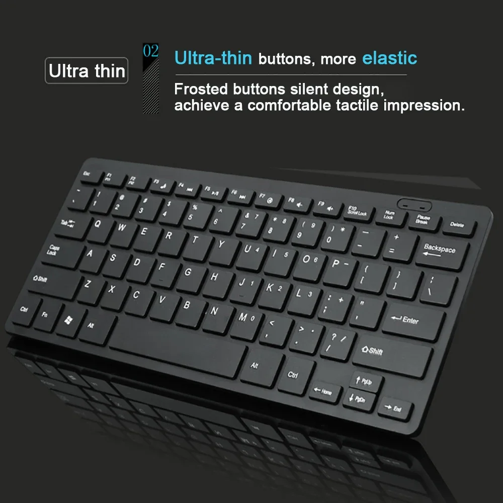 78 Keys Ultra-Thin Wired Keyboard USB 2.0 Mini Multimedia  PC Laptop Gaming Keyboard for Office Desktop Laptop Plug and Play