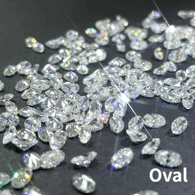

1,5X2 мм ~ 5X7 мм овальной огранки DEF VVS-VS Melee Lab Grown Diamond HPHT Loose Diamonds Магазин оптом