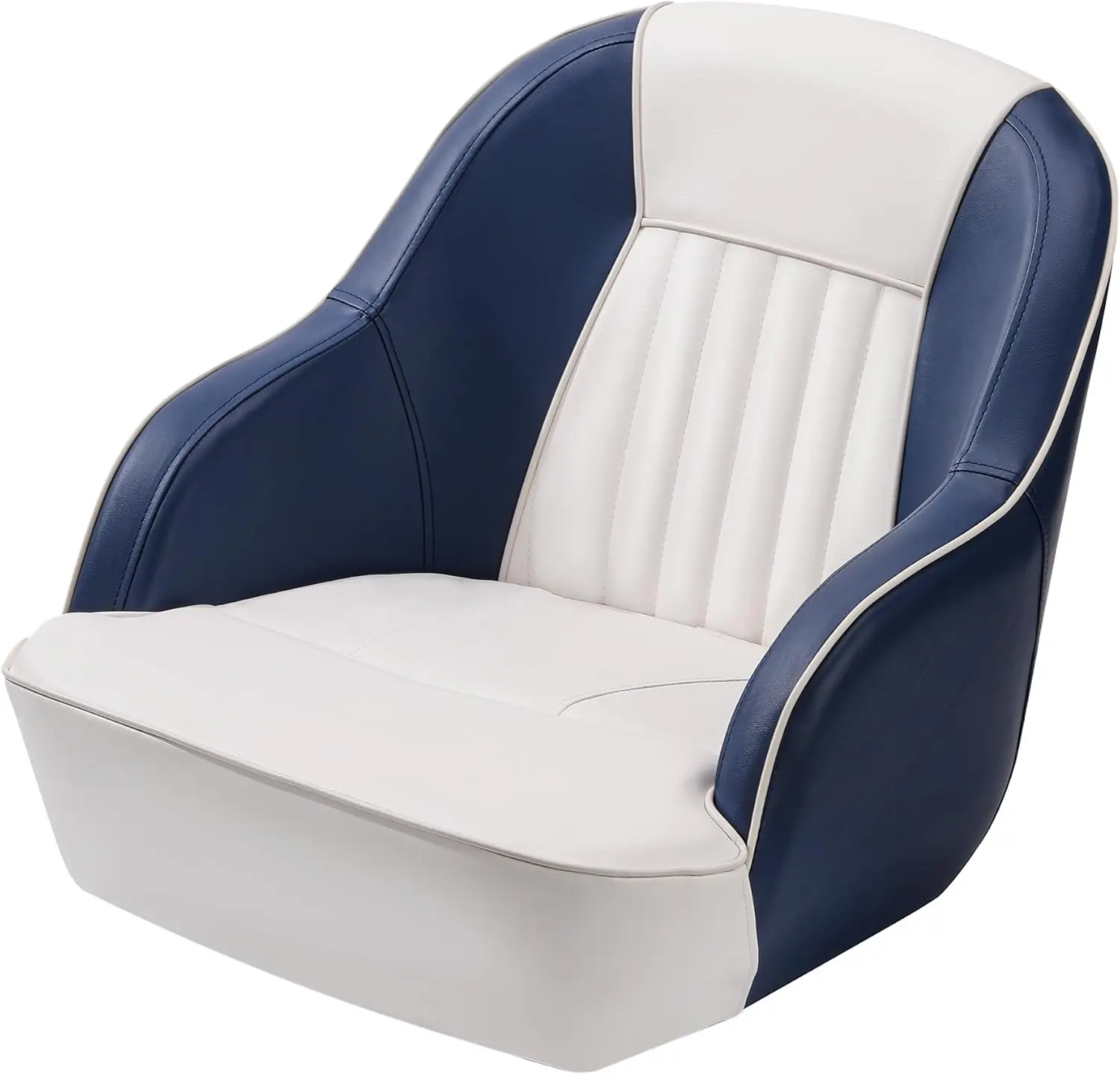 

Heavy-Duty Captain Bucket Boat Seat with Thick Padding - Comfortable UV-Resistant Boat Seat for Fishing Canoeing Sightseeing
