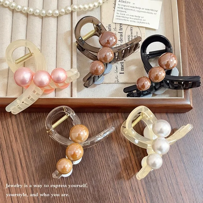 Eleganckie Perły 8 cm Klamra do Włosów w Kształcie Krzyża dla Kobiet i Dziewcząt, Słodka Ozdoba do Włosów, Spinka, Wsuwka, Modne Akcesoria do Włosów — zdjęcie 6