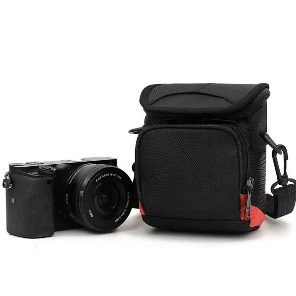 Simplicity Waterproof SLR Camera Bag Nylon Anti Spoilage Digital Shoulder Bag Square Mini Photographer Backpack Phone
