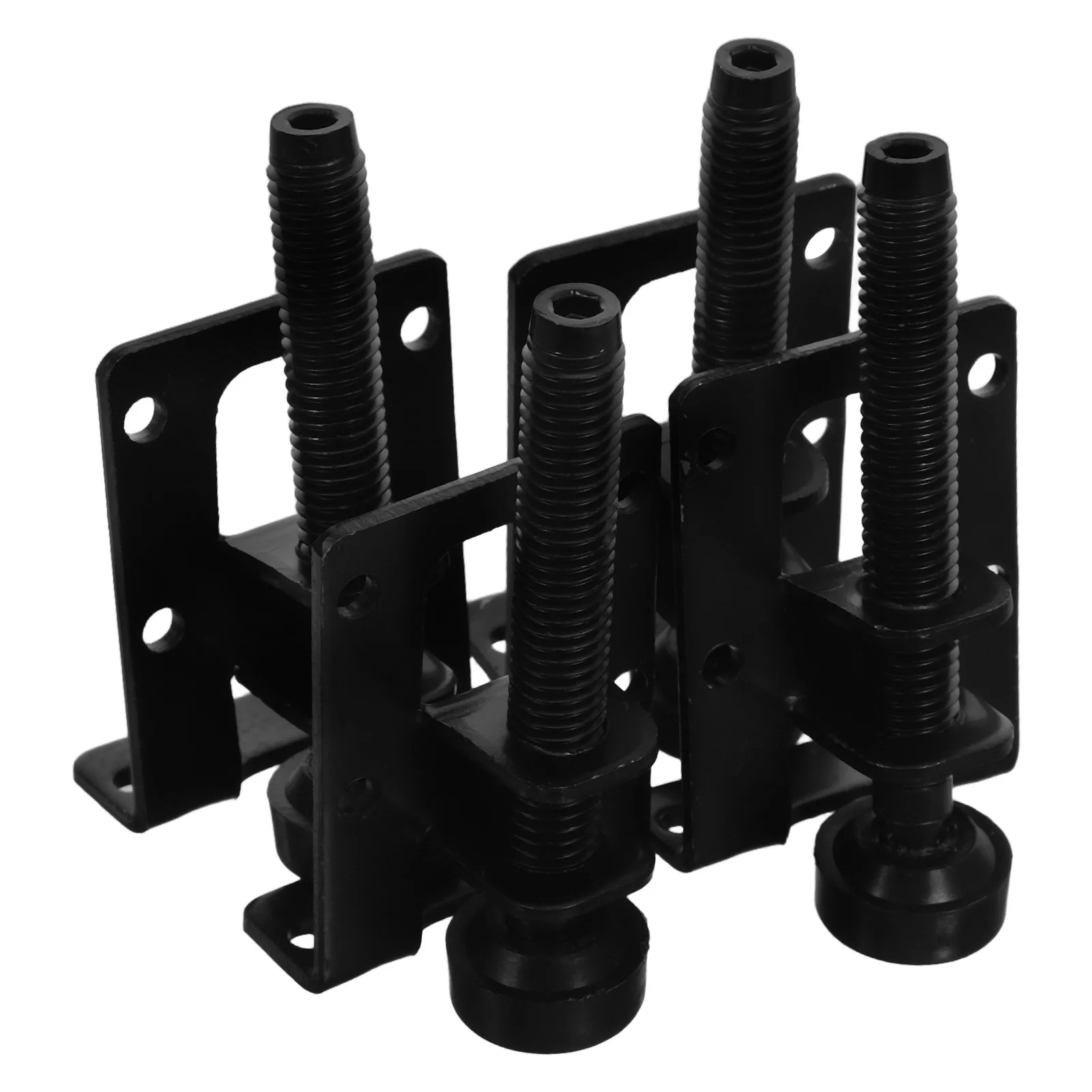 

4pcs Adjustable Furniture Leveling Feet Heavy Duty Support Legs For Cabinets Tables Workbenches Corner Height Adjusters