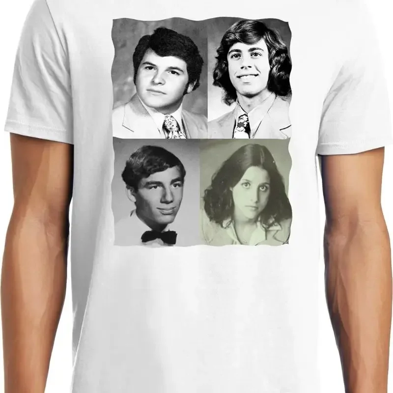 Big Guys Rule and Tall Seinfeld Cast High School Yearbook Photo T Shirt