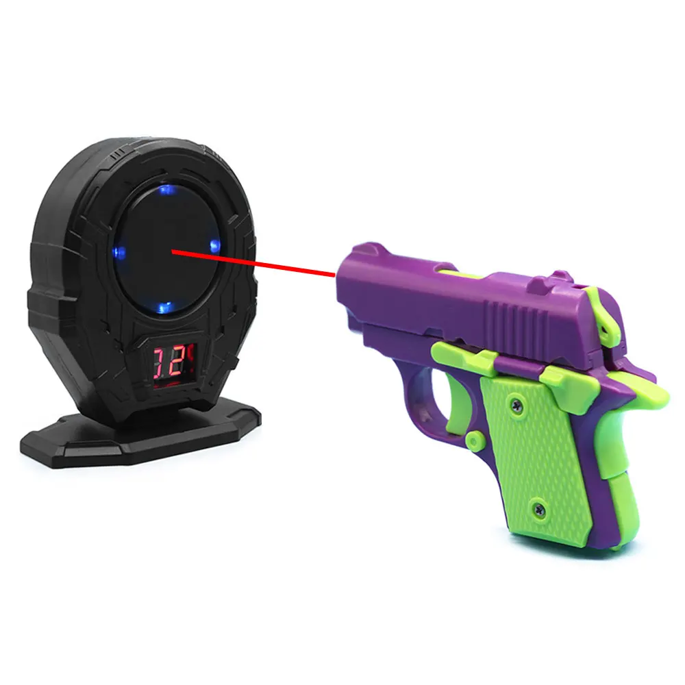 Outdoor Sports Mini Laser Toy Gun 2mw Laser Induction Target M1911 Leisure CS Game Training Electric Scoring Targets QG491