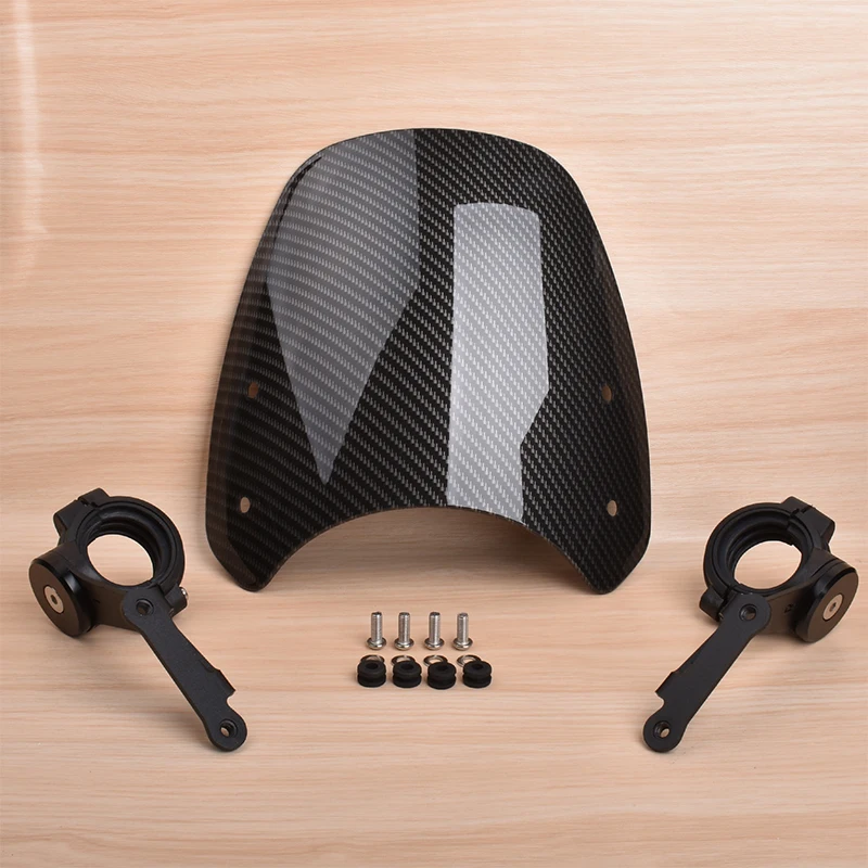 

For Triumph Bonneville Bobber Speedmaster Retro Style Windshield Deflector for Motorbike Accessories