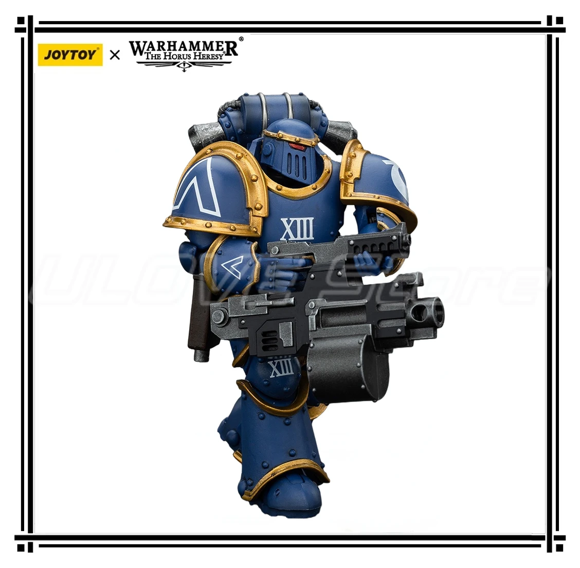 

В наличии оригинальная экшн-фигурка JOYTOY Warhammer 40K Ultramarines Mklll с тактической поддержкой SquadLegionary с тяжелым болтером 1/18