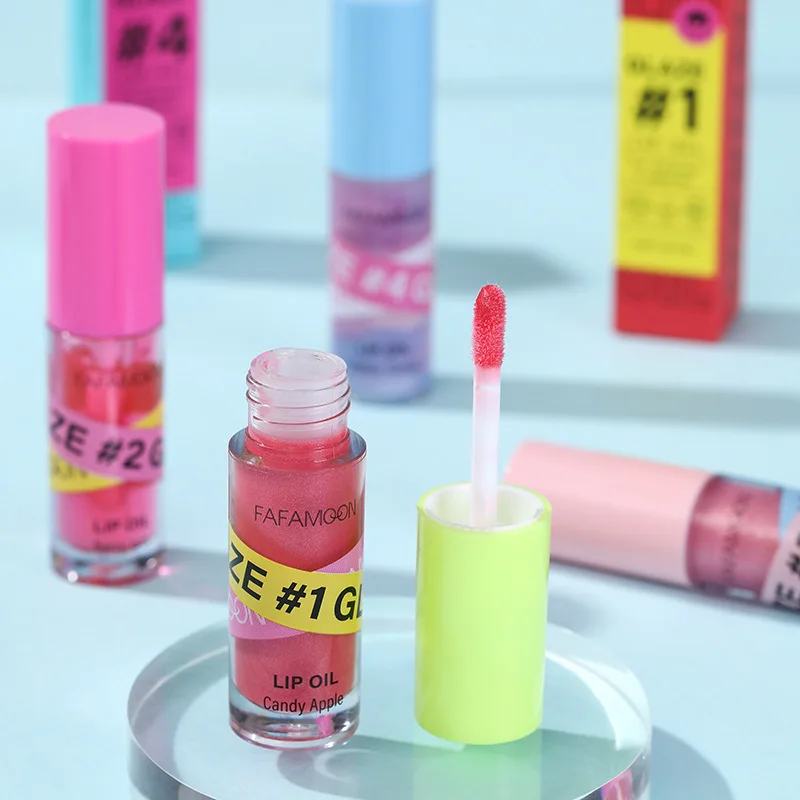 Jelly Lip Gloss Long Lasting Mirror Water Lip Glaze rossetto idratante colorato Crystal Shiny Lip Tint trucco per la cura delle labbra coreane