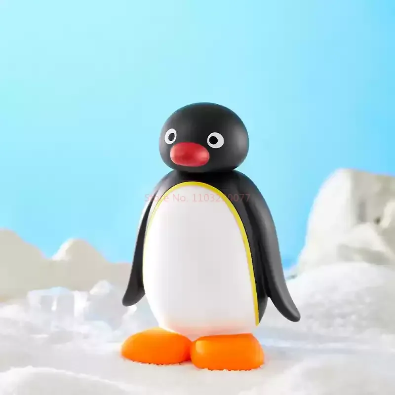 2025 novo pingu pinguim paipai lâmpada brinquedos luminosos genuíno pingu estatuetas atmosfera lâmpada decoração ornamentos meninas presentes de aniversário