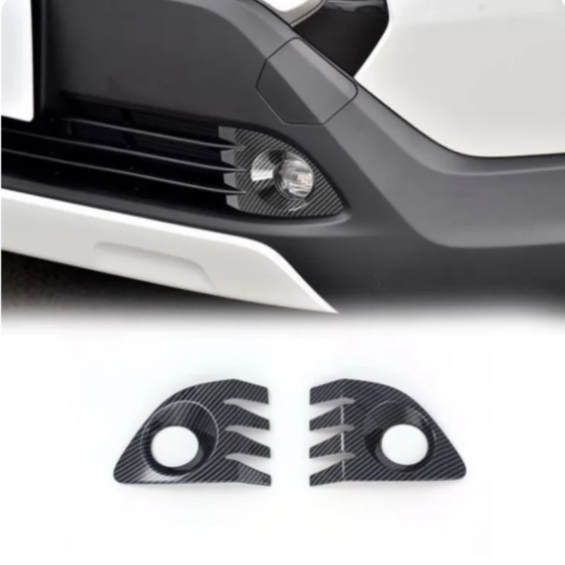 

Car Front Bumper Fog Lights Lamps Decoration Cover Sticker Trim Accessories Fit For Toyota Corolla Cross XG10 2020 - 2024 Hybrid
