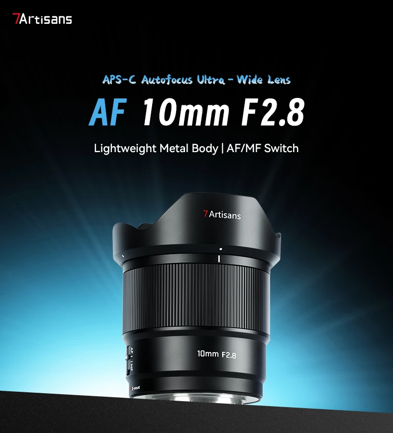 7artisans AF 10mm F2.8 APS-C Ultra-Weitwinkel-Kameraobjektiv für Menschenfotografie mit Sony E, Fujifilm XF, Nikon Z-Mount – Detail 1