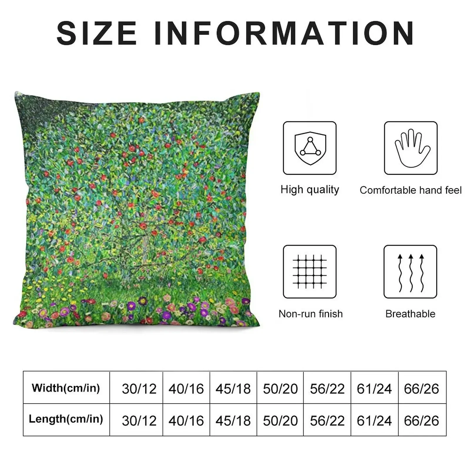 The pear tree - Gustav Klimt Throw Pillow Sofa Covers Bed pillowcases pillow