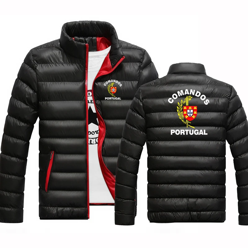 Hoodies Portuguese Army Special Forces Commando Comandos Portugal Logo Print 2026 Autumn Winter Windproof Warm Men's Jacket