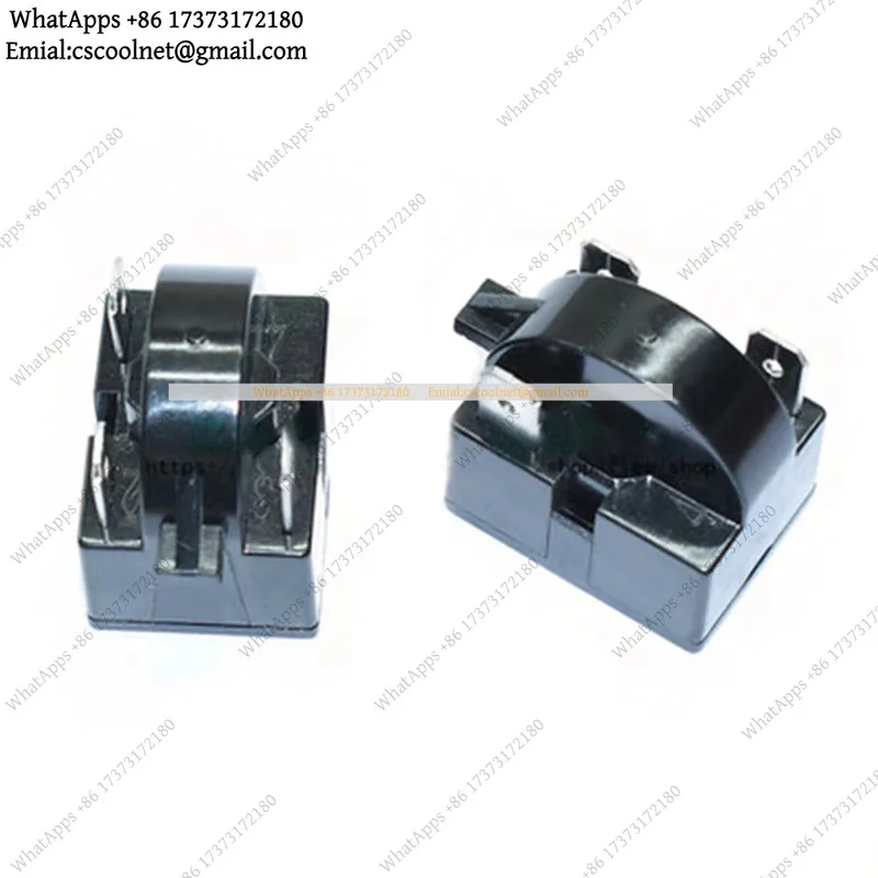 Refrigerator Compressor Relay Starter QP2-15C Universal 3 Pin 15 Ohm Appliance Parts